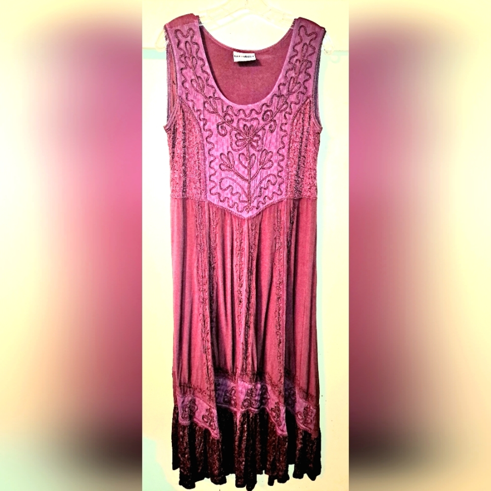 Vintage Boho Maxi Dress